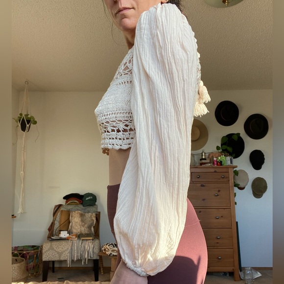 Free People Crochet Crop Top - Picture 3 of 3